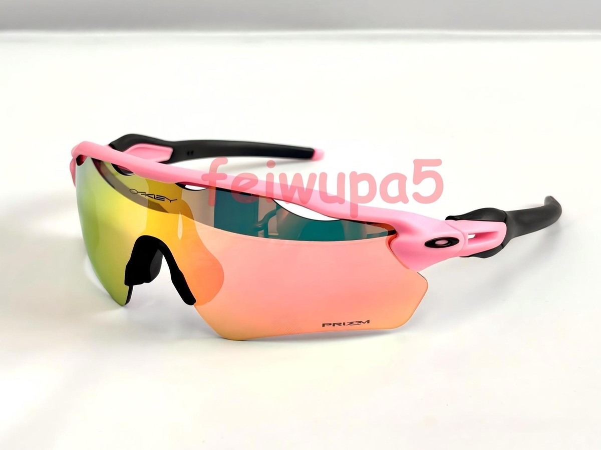 Oakley Radar EV Patn Sunglasses Pink Frame Red Prizm Lenses OO9208