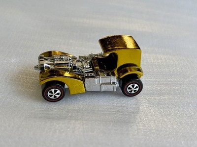 Hot Wheels Redline Superfine Turbine Gold Restored Car 1973 Custom