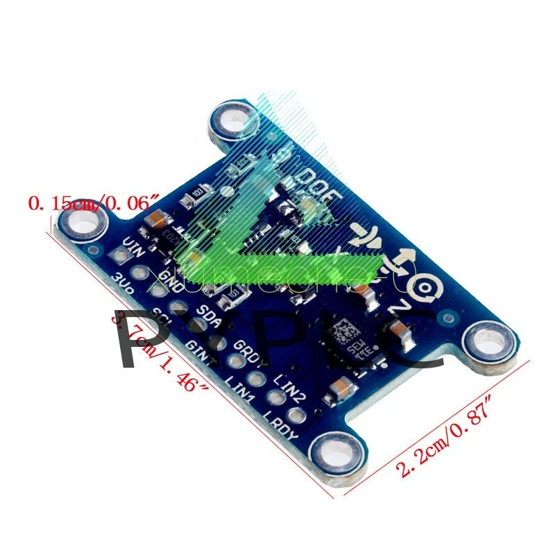 9 Axis IMU LSM303D L3GD20 Module 9DOF Compass Acceleration Gyroscope for Arduino - Image 2 of 4