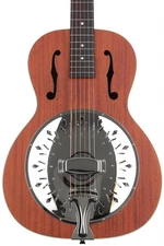Recording King Rattlesnake Small-body Resonator Guitar - Satin Brown
