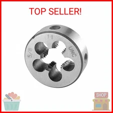 Burkit 5/8"-11 UNC Round Threading Die, 5/8 x 11 UNC Machine Thread Die Right Ha