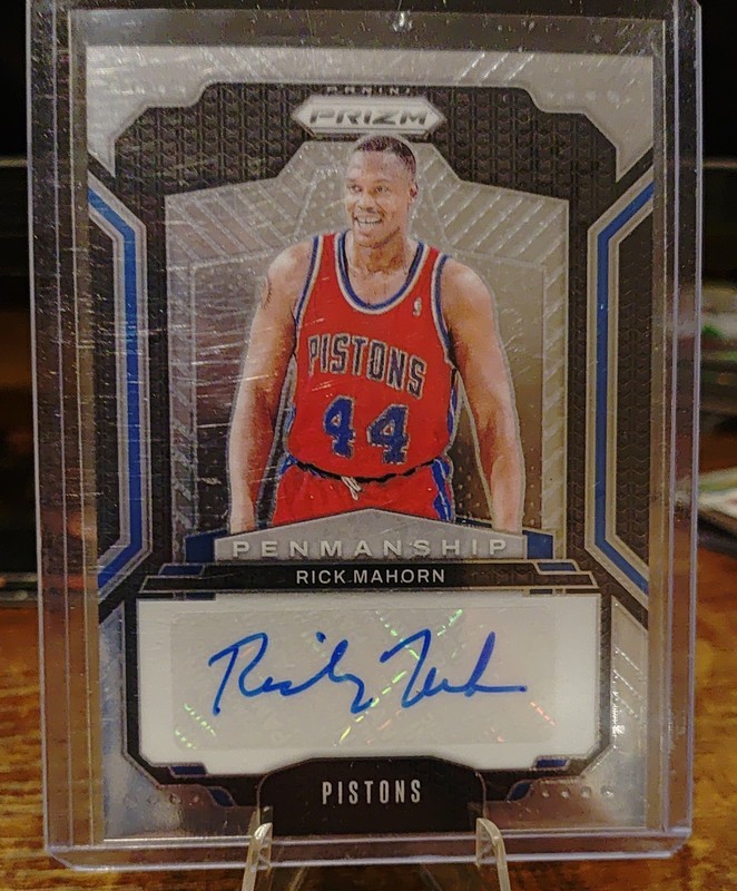 2024-25 Panini Prizm - Penmanship Rick Mahorn #PNM-RMH (AU)