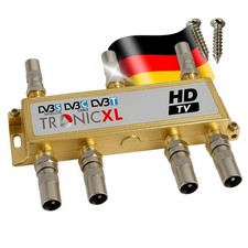 4K CATV SAT SPLITTER Kabelfernsehen zb für Vodafone PYUR Primacom TV Verteiler