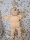Cabbage Patch Kids Doll Bald Boy Blue Eyes HM4 Pacifier P Factory
