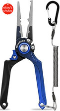 TRUSCEND Saltwater Fishing Pliers Lockable Line Cutter Multi-Function Gear Gift