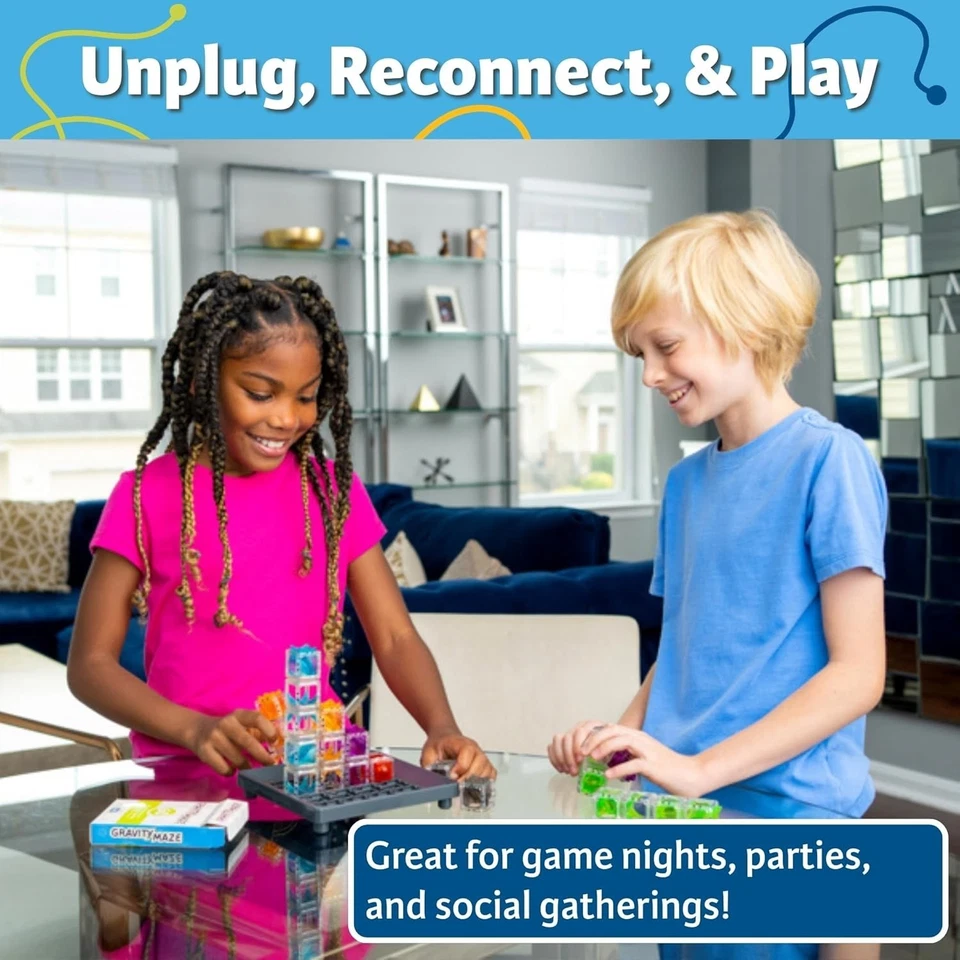 Gravity Maze - Falling Marble Logic Game - Challenging STEM Toy for Kids 8-12 - Image 2 of 4