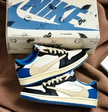 DM7866-140 Travis Scott x Fragment Design x Air Jordan1 Low OG SP Men’s
