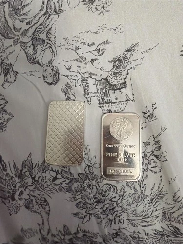2 Oz Of Pure Silver Bullion