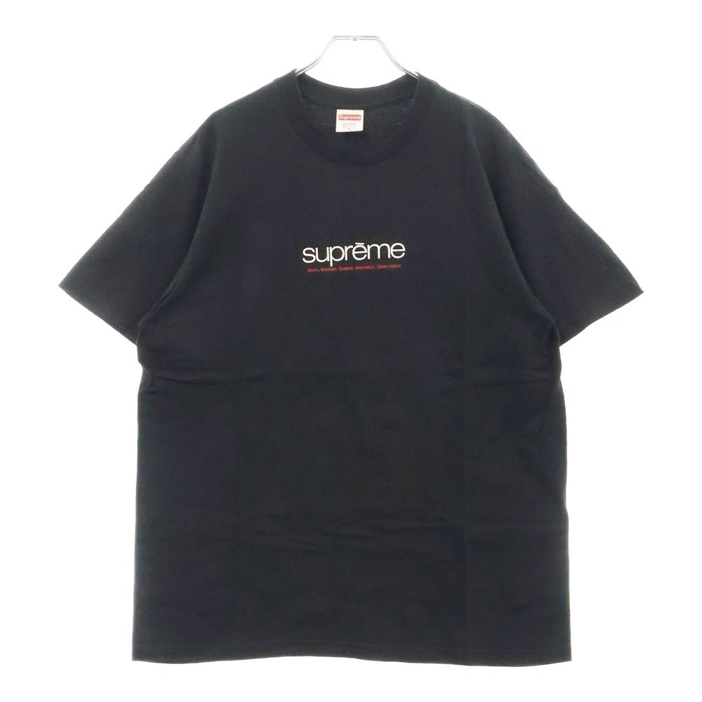 SUPREME Supreme 21SS Five Boroughs Tee shirt manches courtes coupe et couture noir