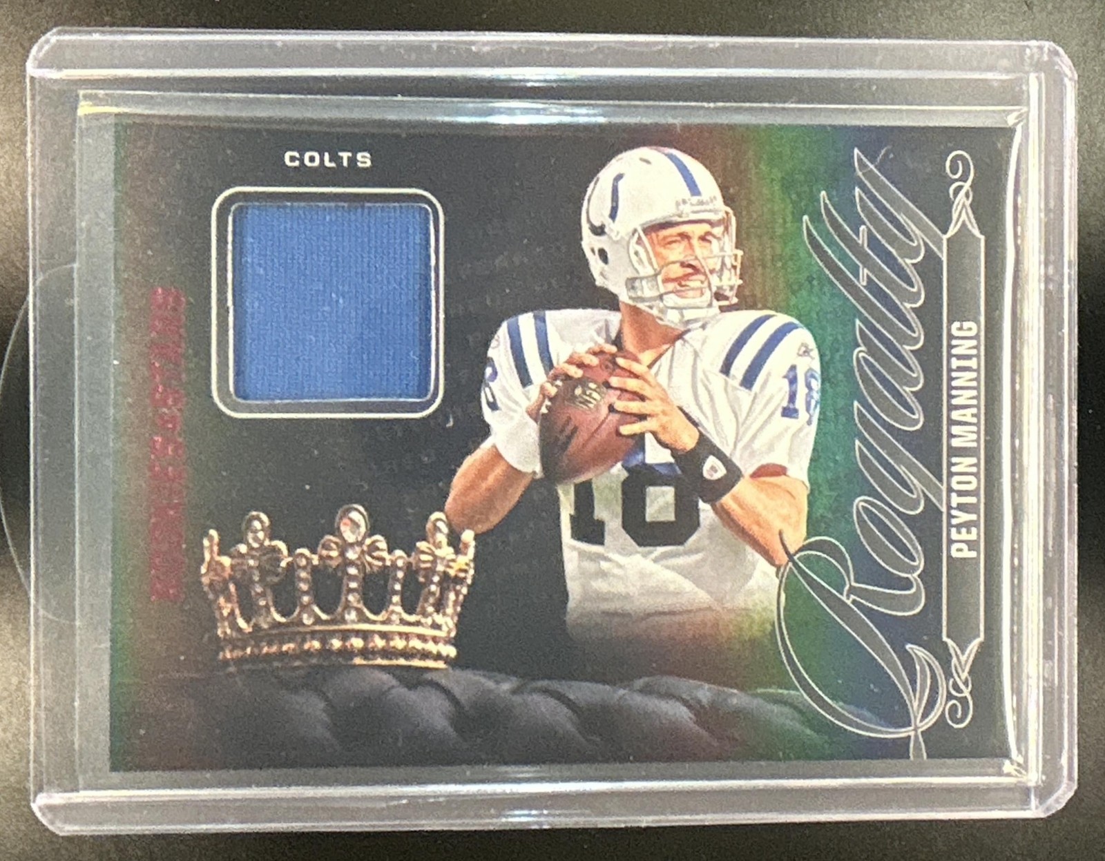 2025 Panini Rookies & Stars Peyton Manning #R-PMG Royalty Preferred MEM Colts