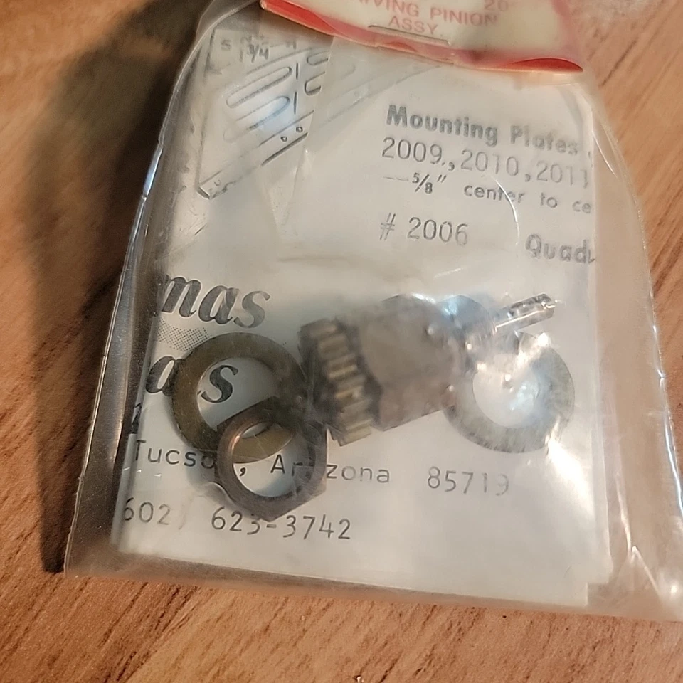 Vintage Dumas Boats 7503 2009 Driving Pinion GEAR ASSEMBLY - Image 2 of 4