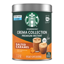 Starbucks CremaCollectionPremium Instant Salted Caramel Flavored Coffee 7.12 New