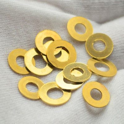 #ad 2PCS Brass Washer Cushion Pad Gasket For Spyderco C81 Paramilitary 2 C223 C85 $11.68
