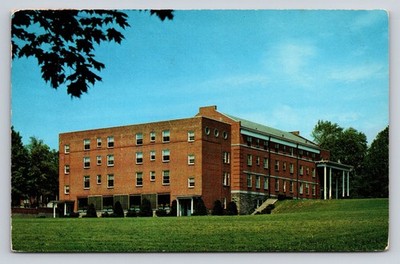 Thiel College Livingston Hall Greenville PA 1959 Postcard Women's Residence
