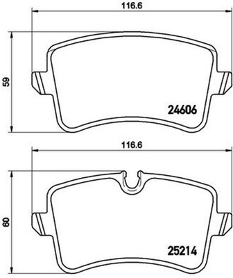 Bremsbelagsatz Scheibenbremse PRIME BREMBO P 85 119 für AUDI B8 A4 A7 1KD 1KY A6