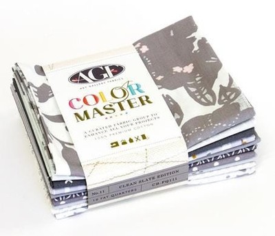 Art Gallery Clean Slate No. 11 Edition Fat Quarter Bundle, 10pc, CB-FQ111, F26