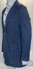 Paul Frederick Men's Blue/ Denim Sports Coat/Blazer Size 40Long Cotton Blend — photo 7