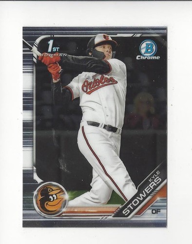 2019 Bowman Chrome Draft #BDC76 Kyle Stowers Rookie Orioles Marlins