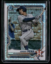 2021 Bowman Chrome Prospects Mojo Refractor Jeremy Pena Houston Astros #BCP-190
