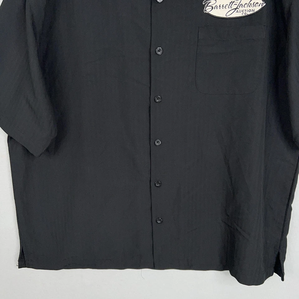 Barrett Jackson Shirt Mens 2XL Black Car Auction Auto Mechanic Hot Rod Camp - Image 4 of 4