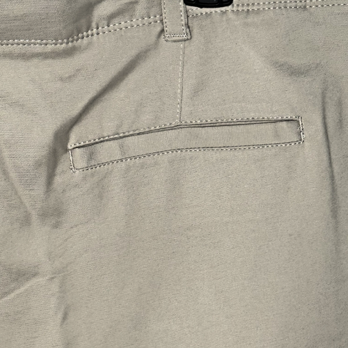 PGA Tour Men’s Khaki Light Tan Flat Front Casual Performance Shorts Size 40 - Picture 6 of 10