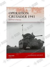 "WW2 British Operation Crusader 1941, Osprey Campaign #220, livre broché neuf"