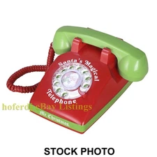 Mr. Christmas Santa's Magical Interactive Telephone Phone Talk Call North Pole