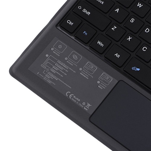 For Microsoft surface pro 3/4/5 (2017)/6 Backlit Bluetooth Keyboard Touch Pad - Picture 6 of 12