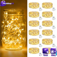 Led Lichterkette 2M 20LED Batterie Klein 3 Modi Warm Weiß FüR Party Hochzeit