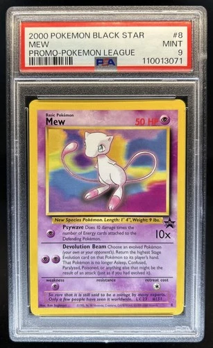 2000 Pokemon Wizards Black Star Promos Mew #8 PSA 9