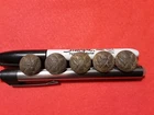 DUG GENERAL SERVICE  EAGLE BUTTONS  LOT OF 5