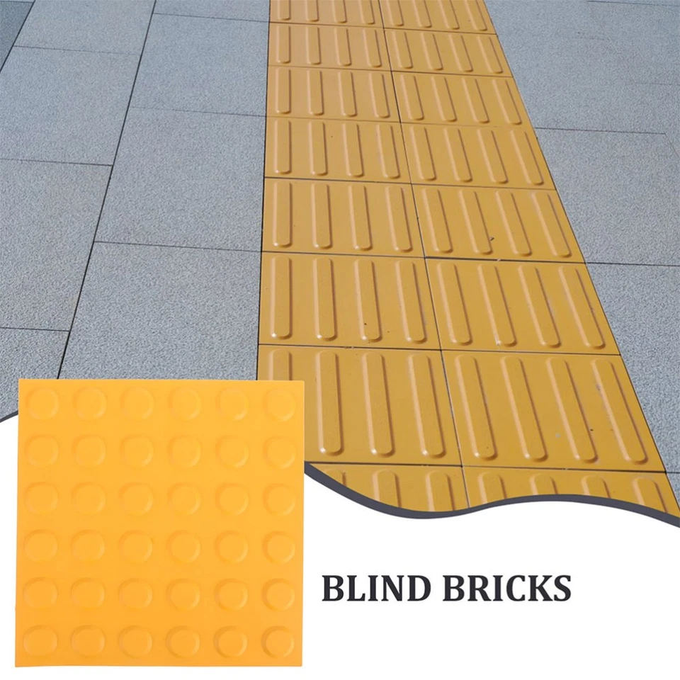 Blindaufkleber, Blindbodenziegel, Blindfliesen, Ziegel, Gehweg, Pflastersteine, - Bild 3 von 4