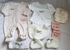 Reborn baby dolls clothes and accessories bundle to fit 20/22inch doll. 667