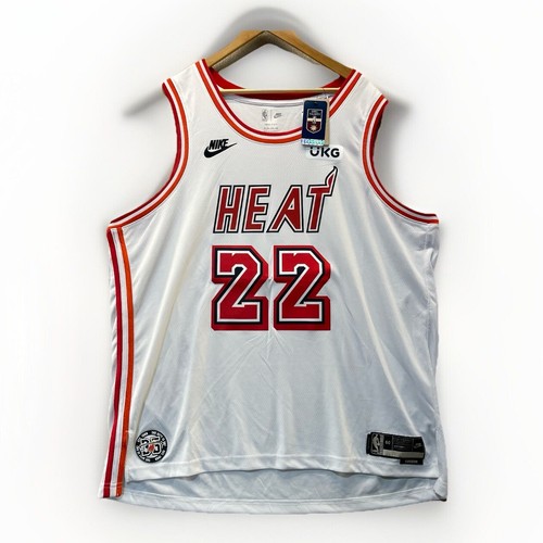 Nike Miami Heat Jimmy Butler #22 Jersey Mens 3XL XXXL 60 NBA Classic White NWT