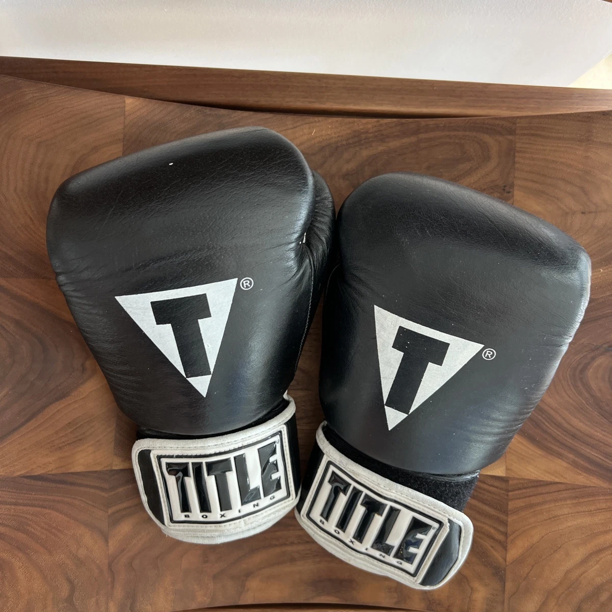 TITLE Boxing Black 14 oz. Weight Boxing Gloves for sale | eBay