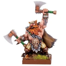 Dwarf Berserker Lord - Kings of War Dwarves Mantic 28mm for Warhammer D&D DND