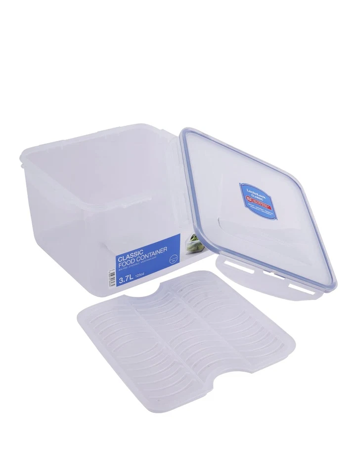 LOCK & LOCK Square Food Container, Tall, 15.4-Cup, 125-Fluid Ounces - Image 3 of 4