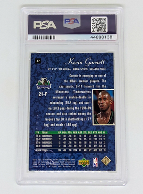 その他 KEVIN GARNETT auto psa9 1999-00 SP Authentic #47 Kevin Garnett PSA 9 Minnesota