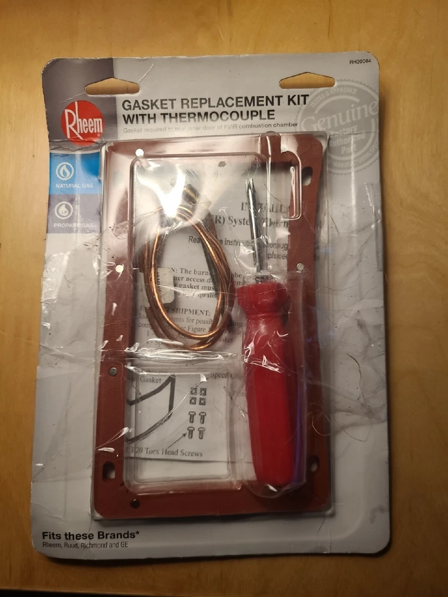 Rheem Gasket Replacement Kit with Thermocouple for FVIR Water Heater | eBay