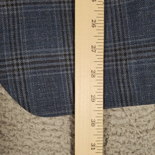 RRL Double RL Ralph Lauren Blazer 40R Mens Sports Coat Plaid Wool Silk Linen - Picture 17 of 24