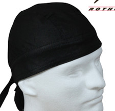 Rothco Skull Cap - Chemo - Surgical cap - Head Wrap - Solid Black by Rothco 5133