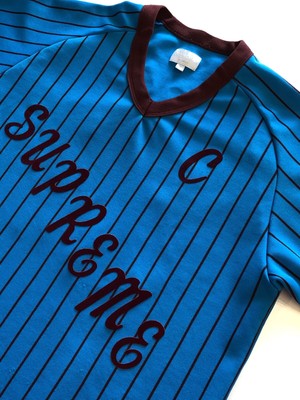 supreme ad baseball jersey