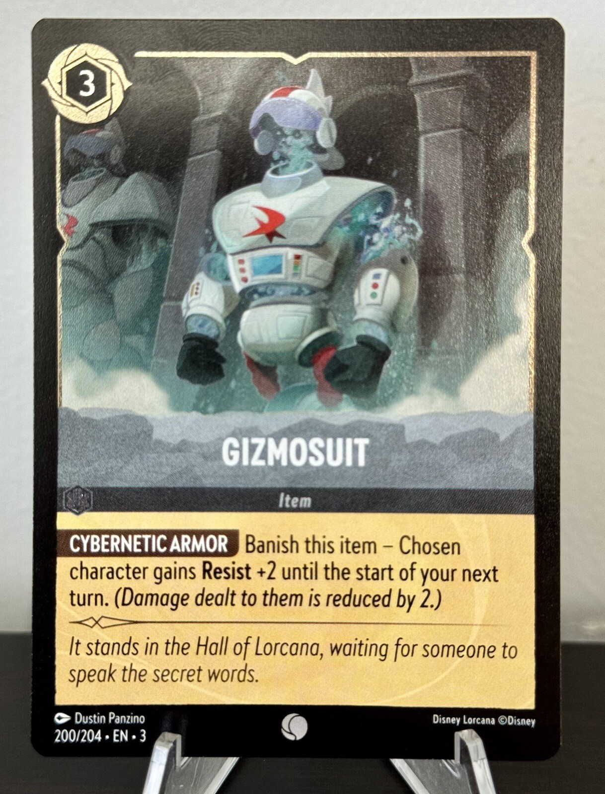 Disney Lorcana: Into The Inklands - Gizmosuit - 200/204 (Cold Foil) - MINT