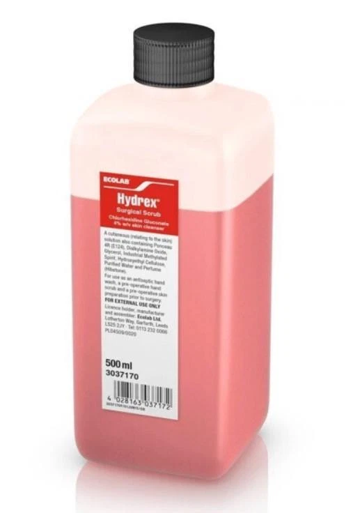 Hydrex Surgical Scrub - 500ml - Hibiscrub Alternative