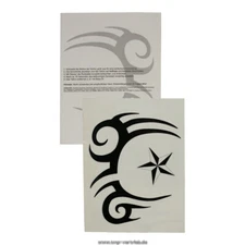 2 x Tribal Tattoo - Hangover, Mike Tyson - Temporary Body Tattoo (2)