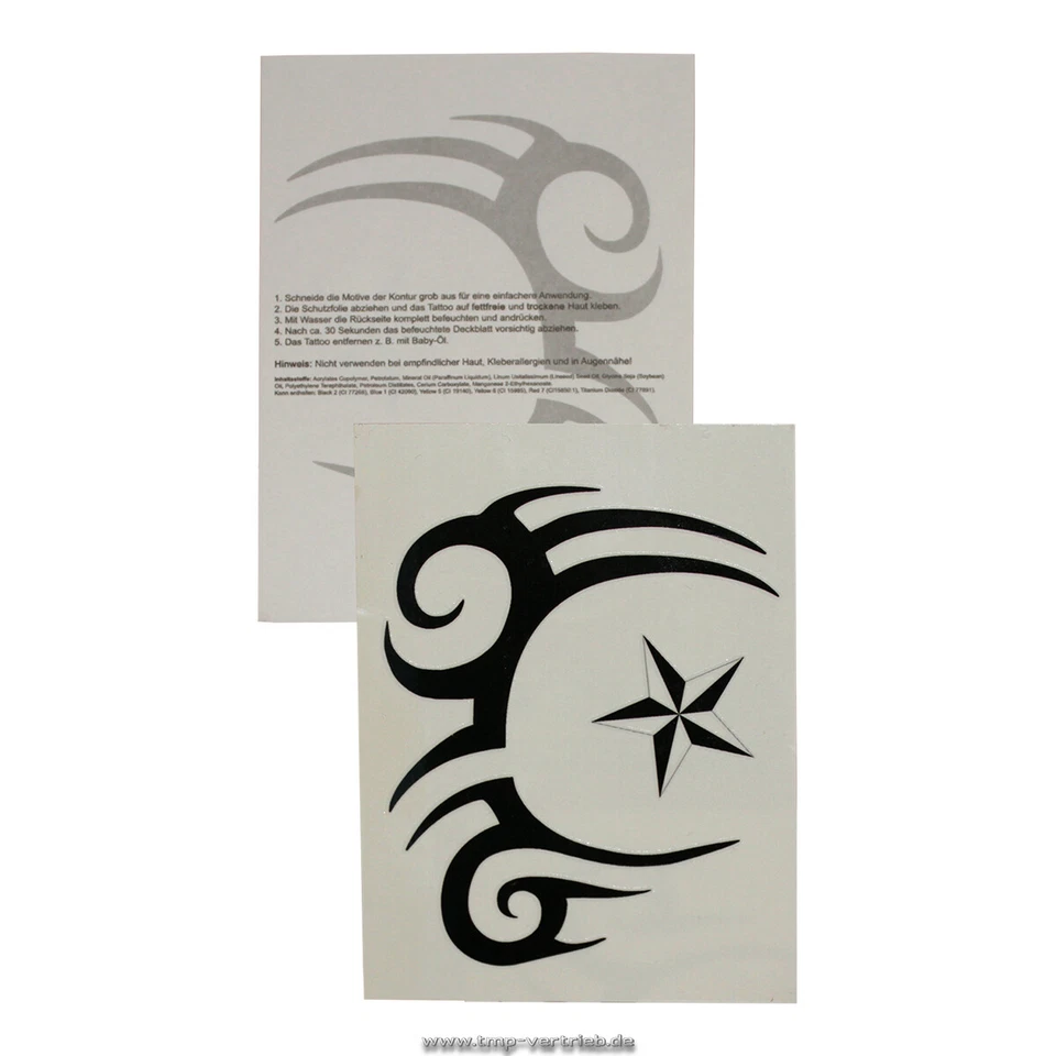 FETISH TATTOO 3 x Tribal Tattoo - Hangover, Mike Tyson - Temporary Body Tattoo (3)