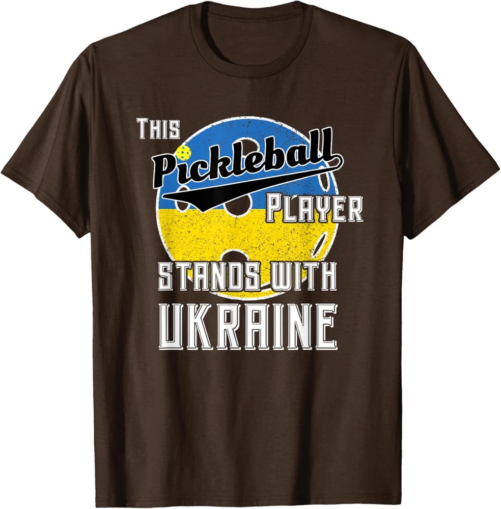 Pickleball Player Support Ukraine Play Sport Not War T-Shirt Hoodie