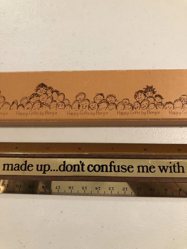 Regla de pulgada métrica vintage #62 Confianza Felices regalos de Benjor Foto 3 de 4