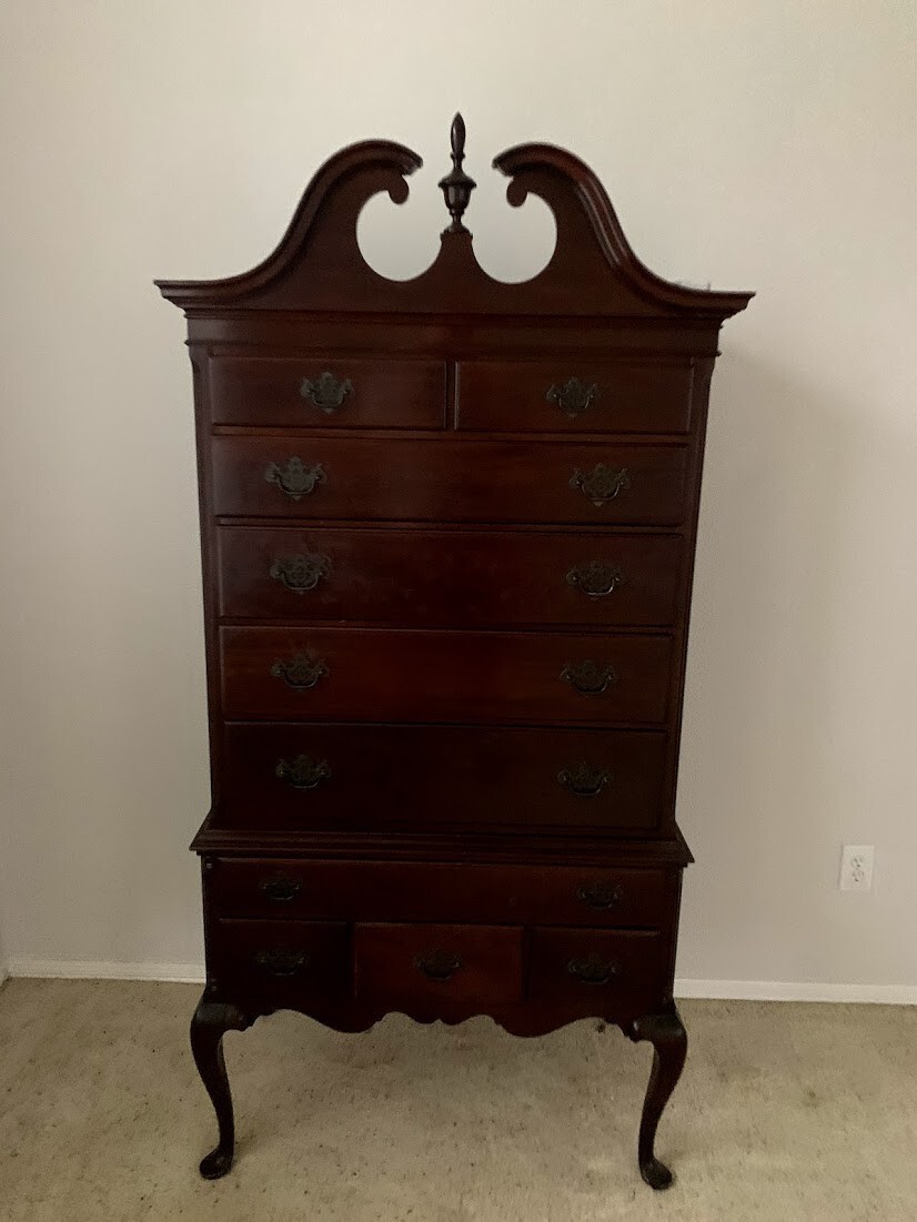 Vintage Kling furniture, High Boy, 505 Dresser and 506 nightstand