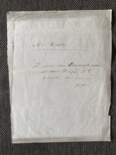 Daniel Webster Signature Autograph Signed Letter MA Senator Secretary of State